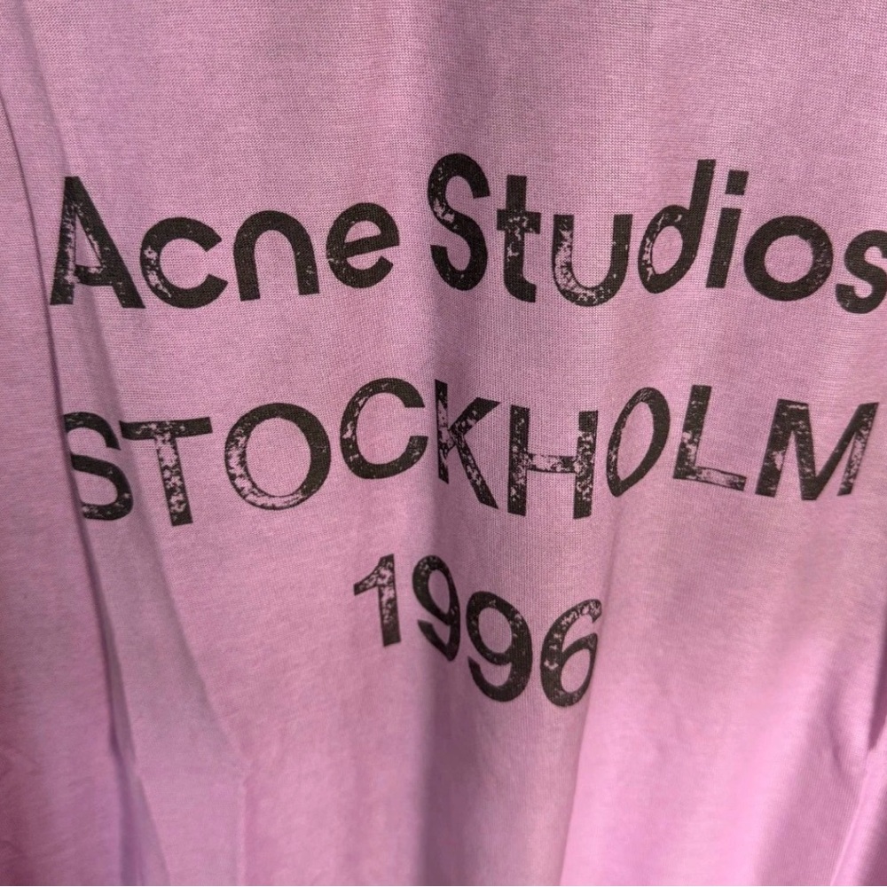 NWT 100% Authentic Acne Studios Stockholm 1996 Long Sleeve Distressed T Shirt M - Picture 5 of 8